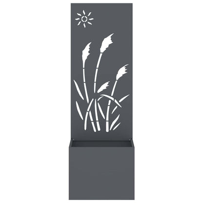 Garden Privacy Screen Anthracite 50 x 140 cm Cold-rolled steel