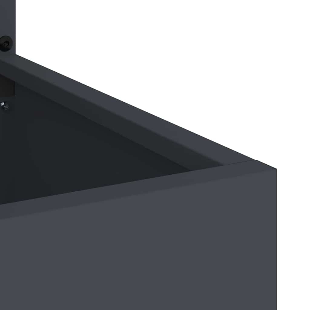 Garden Privacy Screen Anthracite 50 x 140 cm Cold-rolled steel