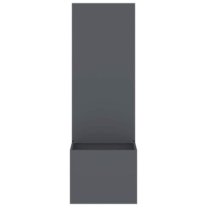 Garden Privacy Screen Anthracite 50 x 140 cm Cold-rolled steel