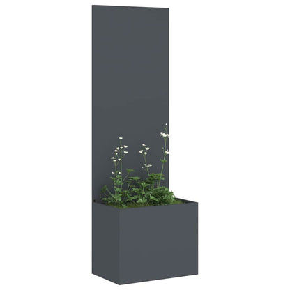 Garden Privacy Screen Anthracite 50 x 140 cm Cold-rolled steel