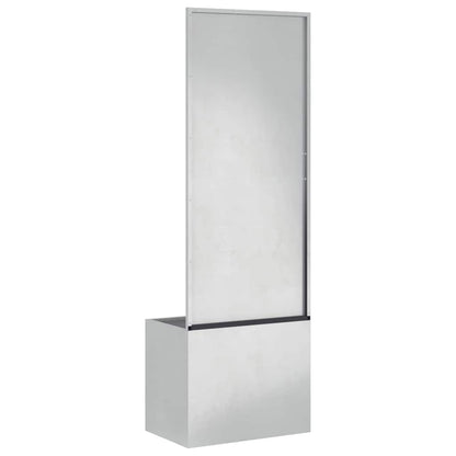 Garden Privacy Screen Sliver 50 x 140 cm Stainless steel