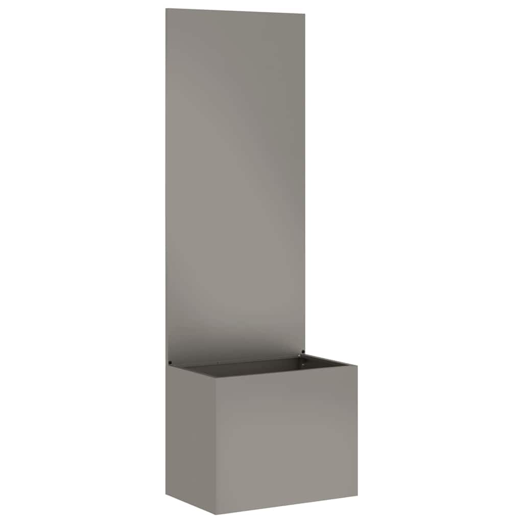 Garden Privacy Screen Rusty 50 x 140 cm Weathering steel