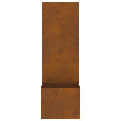 Garden Privacy Screen Rusty 50 x 140 cm Weathering steel