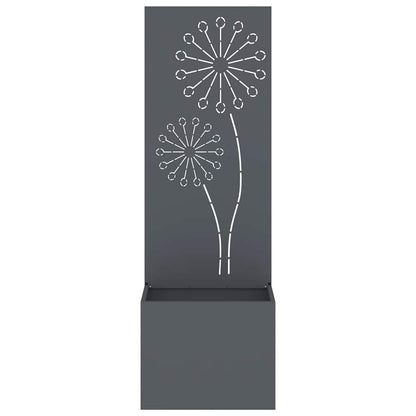 Garden Privacy Screen Anthracite 50 x 140 cm Cold-rolled steel