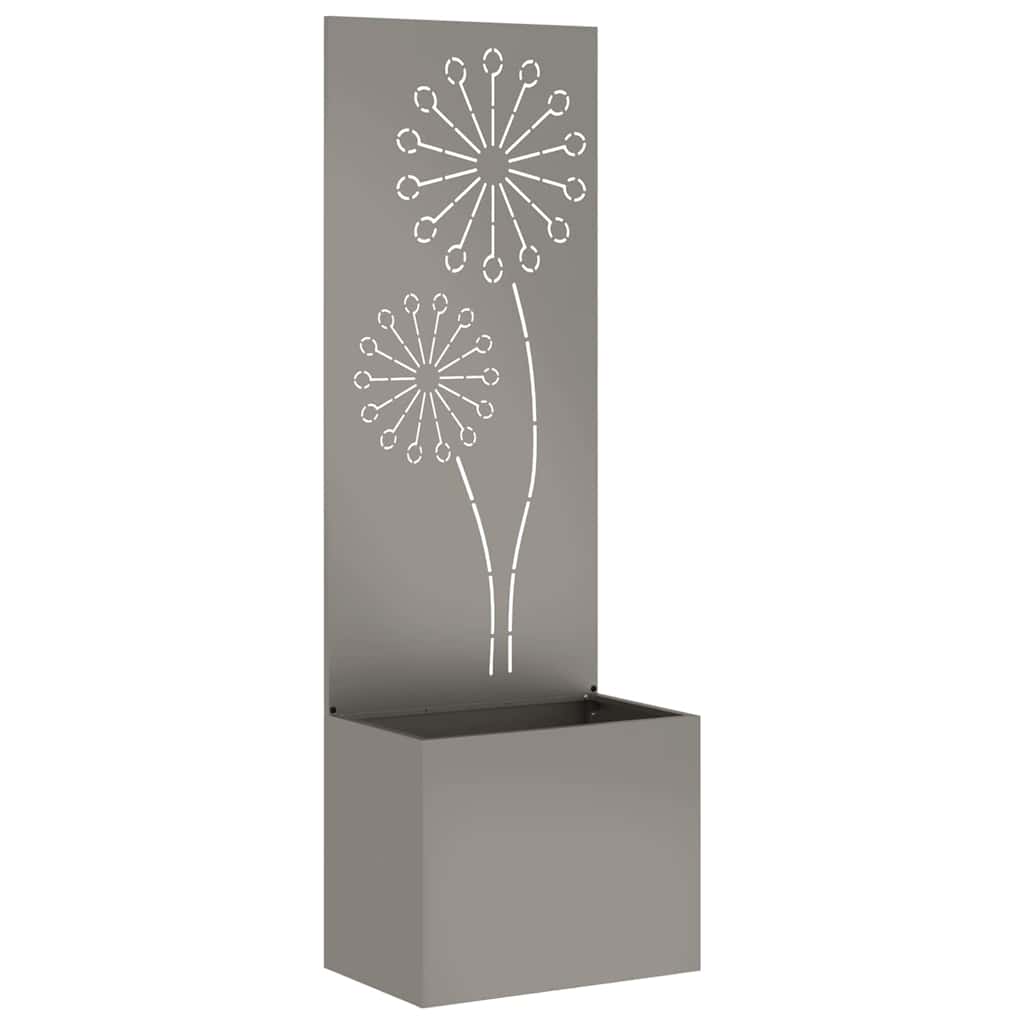 Garden Privacy Screen Rusty 50 x 140 cm Weathering steel