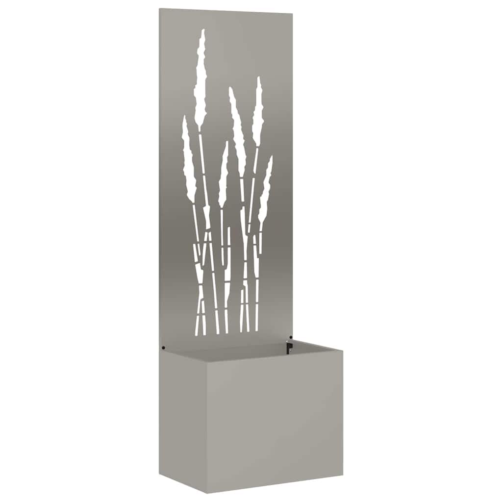 Garden Privacy Screen Rusty 50 x 140 cm Weathering steel