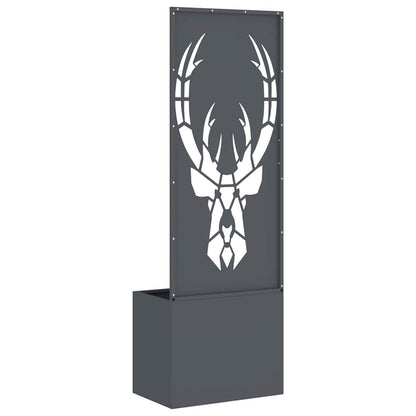 Garden Privacy Screen Anthracite 50 x 140 cm Cold-rolled steel