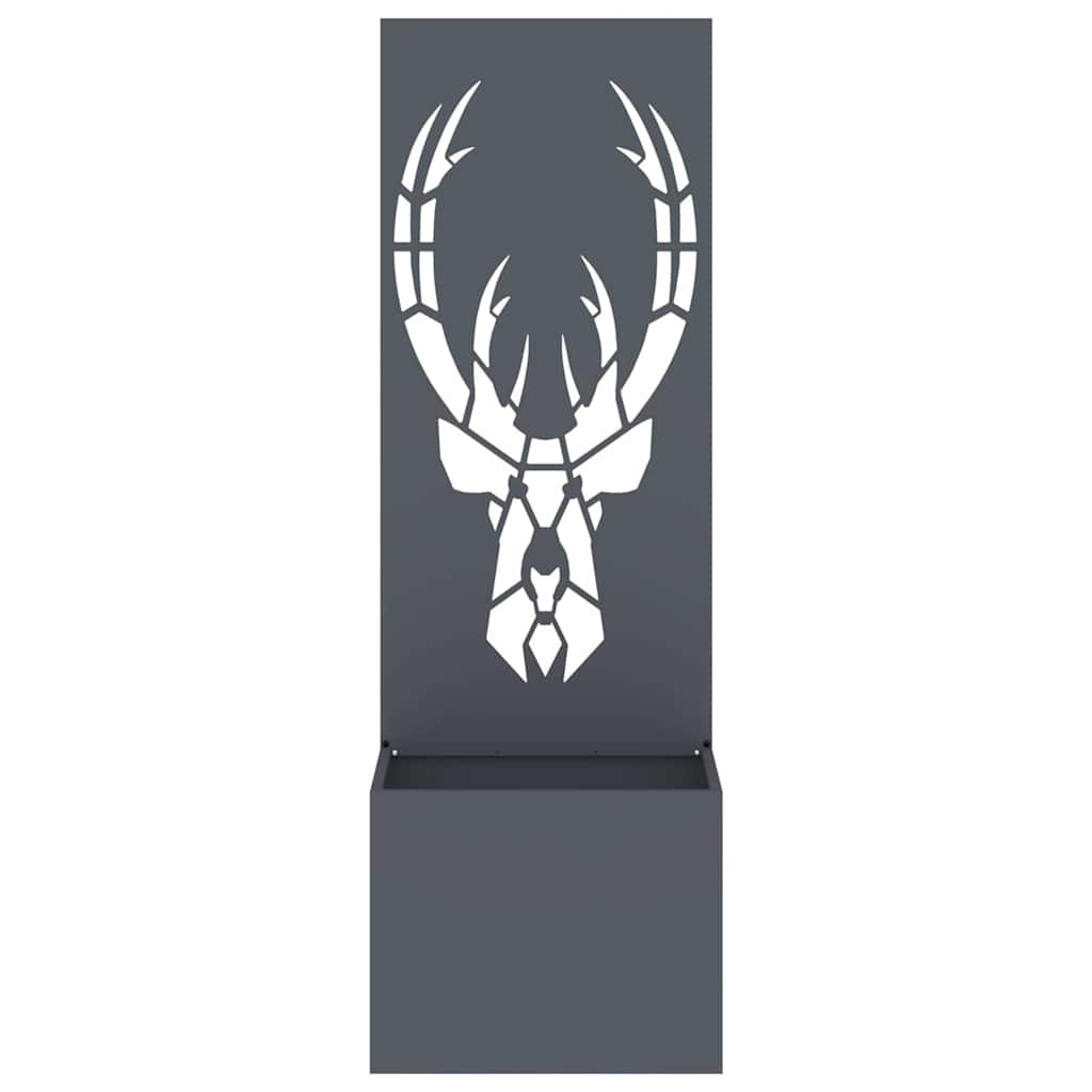 Garden Privacy Screen Anthracite 50 x 140 cm Cold-rolled steel