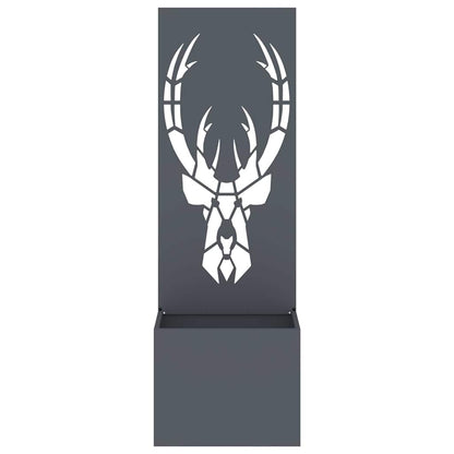 Garden Privacy Screen Anthracite 50 x 140 cm Cold-rolled steel