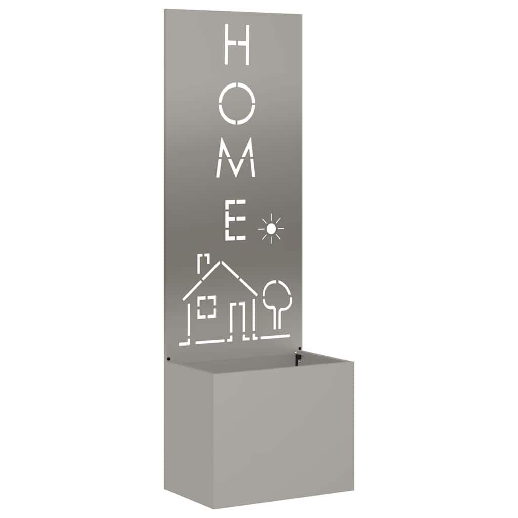 Garden Privacy Screen Rusty 50 x 140 cm Weathering steel