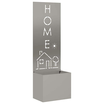 Garden Privacy Screen Rusty 50 x 140 cm Weathering steel