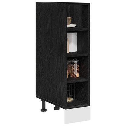 Kitchen Base Cabinet Riga Black oak 20 x 44.5 x 81.5 cm