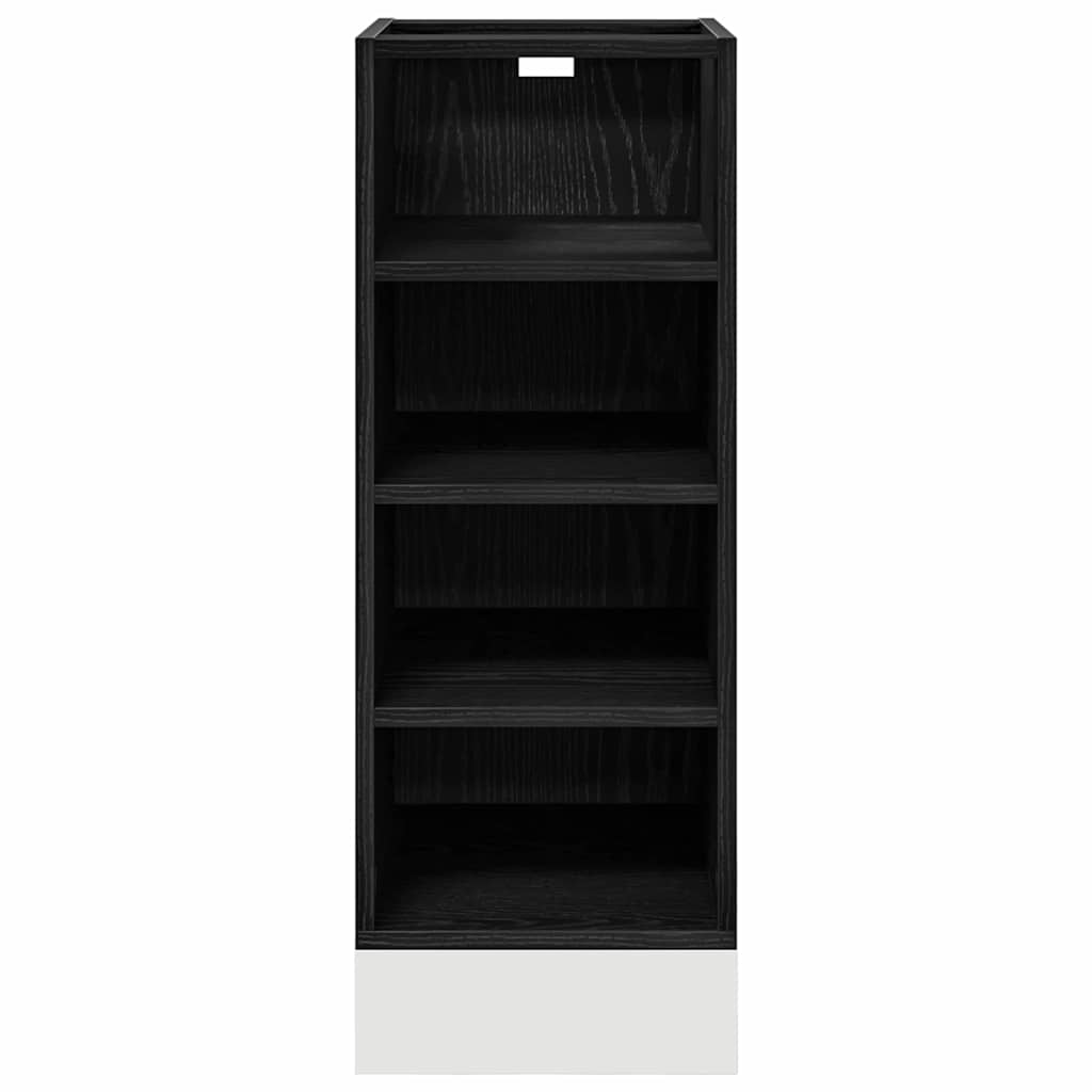 Kitchen Base Cabinet Riga Black oak 30 x 44.5 x 81.5 cm