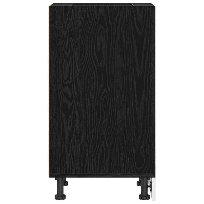 Kitchen Base Cabinet Riga Black oak 30 x 44.5 x 81.5 cm