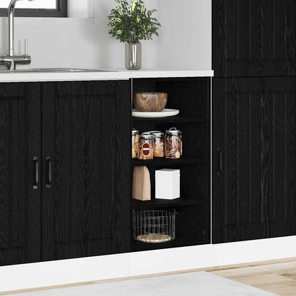 Kitchen Base Cabinet Riga Black oak 40 x 44.5 x 81.5 cm