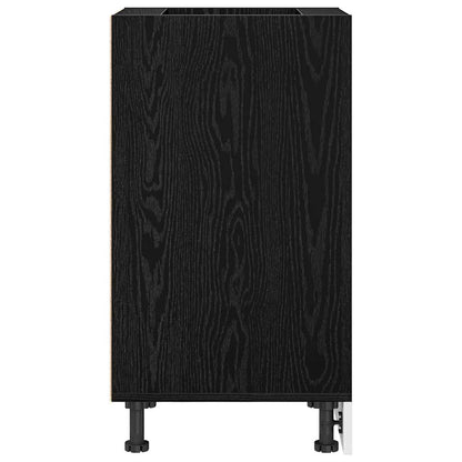 Kitchen Base Cabinet Riga Black oak 40 x 44.5 x 81.5 cm