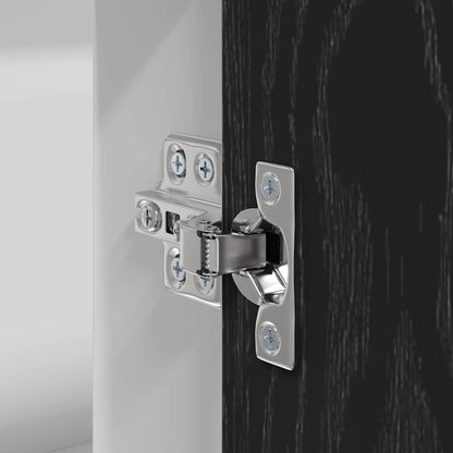 Kitchen Corner Base Cabinet Riga Black oak 86 x 46 x 81.5 cm