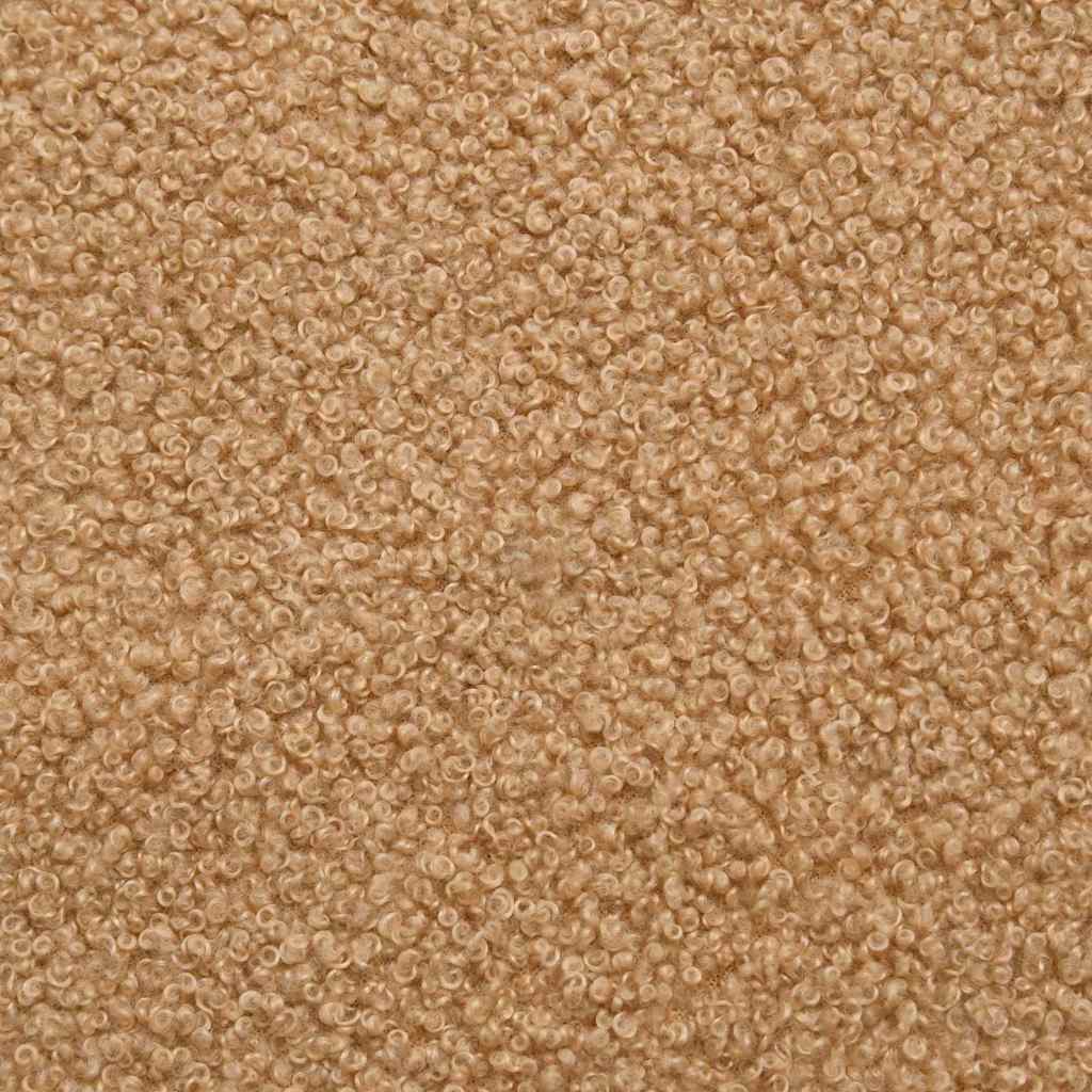 Swivel Chair Beige 63 x 75 x 76 cm Sheepskin