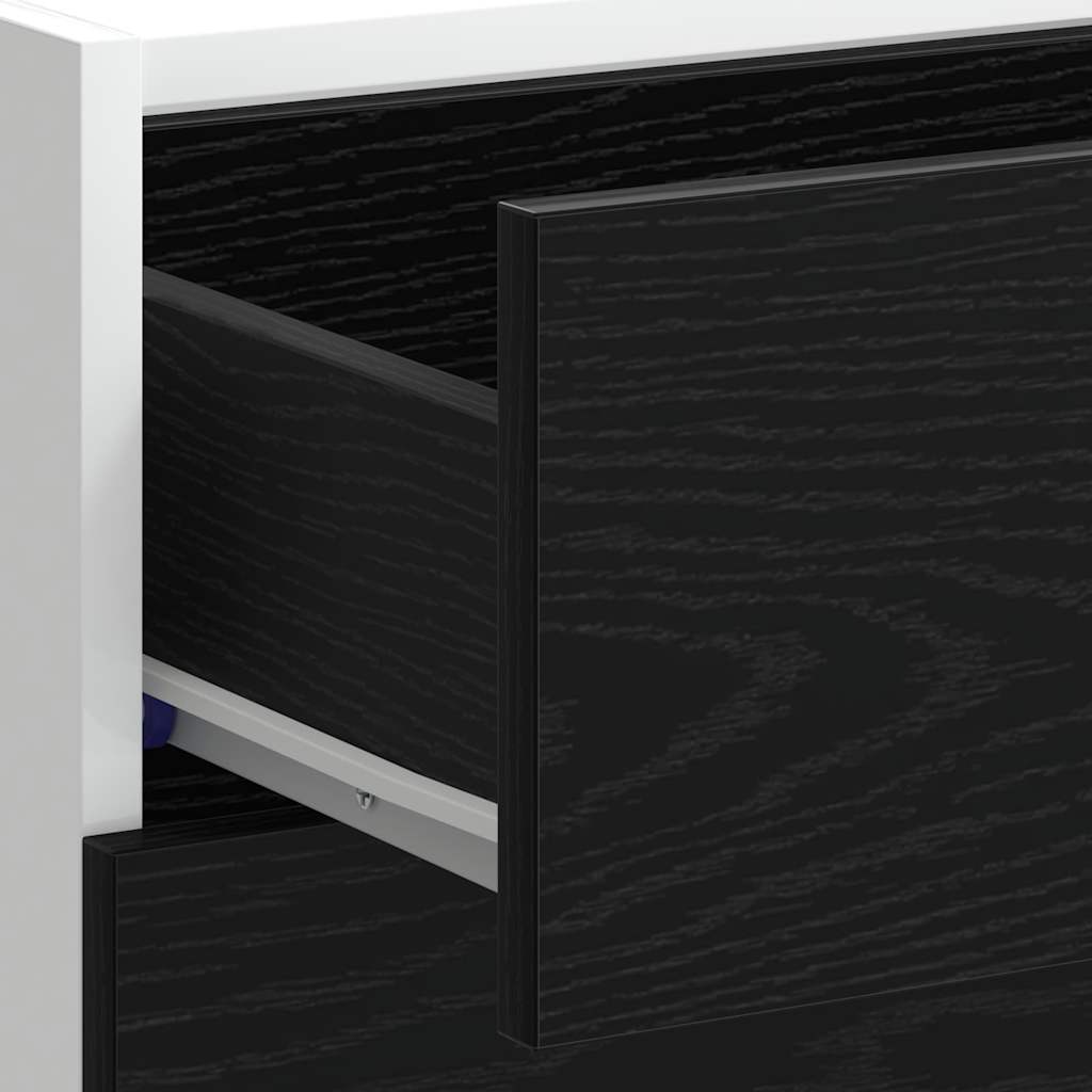 Kitchen Base Cabinet Riga Black Oak 60 x 46 x 81.5 cm