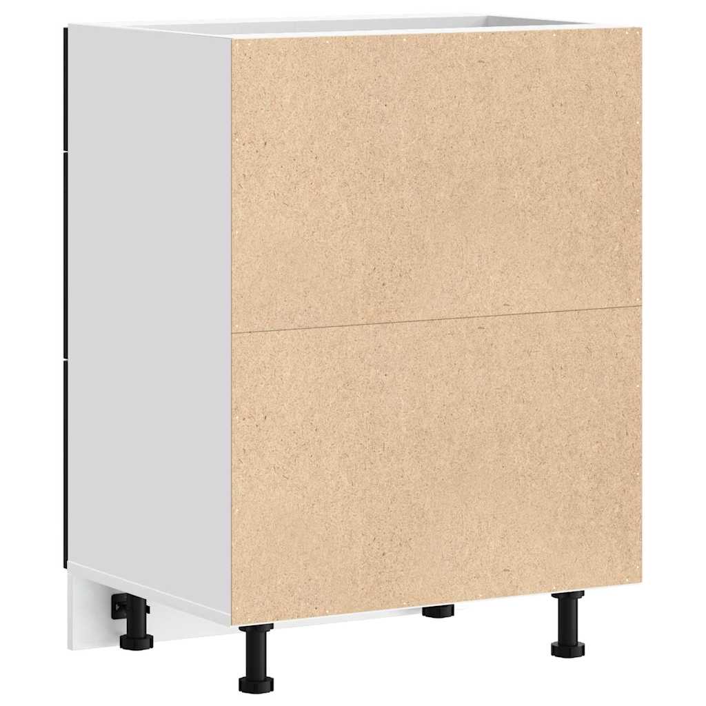 Kitchen Base Cabinet Riga Black Oak 60 x 46 x 81.5 cm