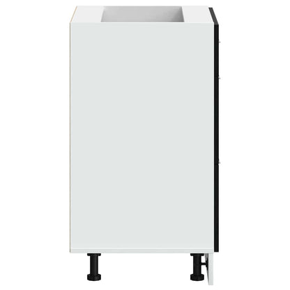 Kitchen Base Cabinet Riga Black Oak 60 x 46 x 81.5 cm