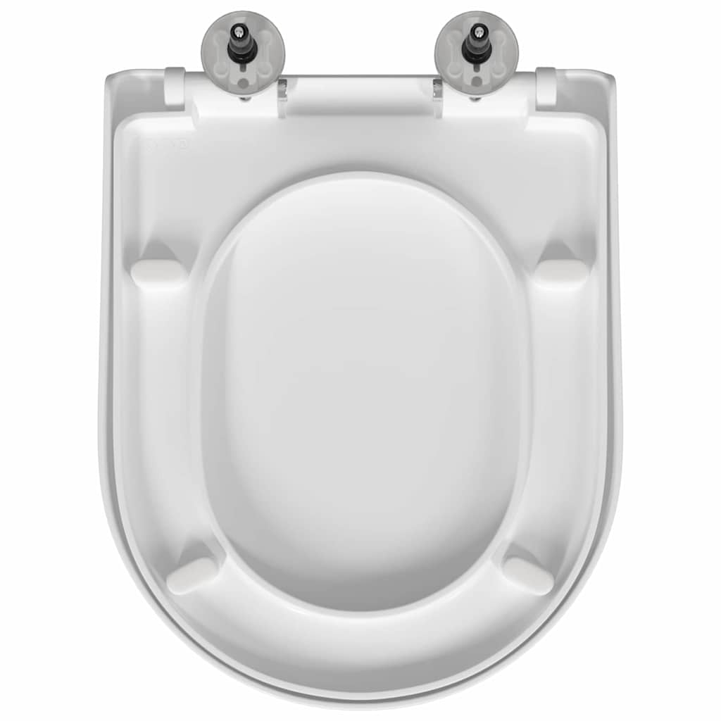 Toilet suitable for Seat White 48 x 36.5 x 4.5 cm Polypropylene