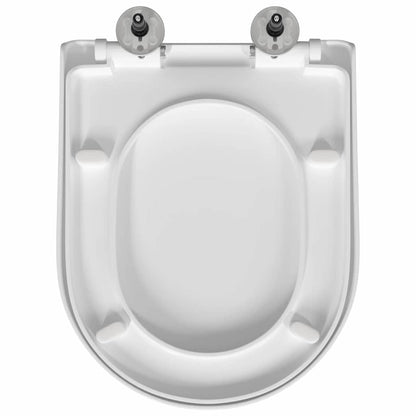Toilet suitable for Seat White 48 x 36.5 x 4.5 cm Polypropylene