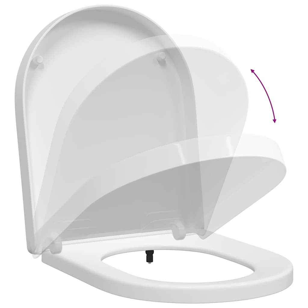 Toilet suitable for Seat White 48 x 36.5 x 4.5 cm Polypropylene