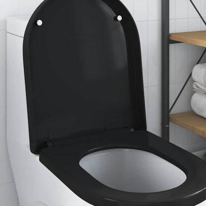 Toilet suitable for Seat Black 48 x 36.5 x 4.5 cm Polypropylene