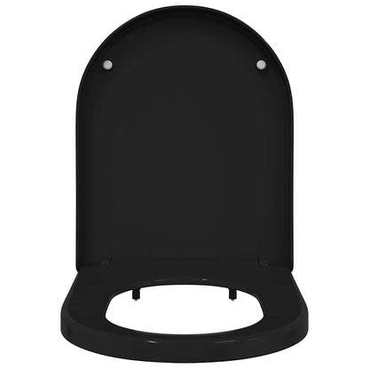 Toilet suitable for Seat Black 48 x 36.5 x 4.5 cm Polypropylene