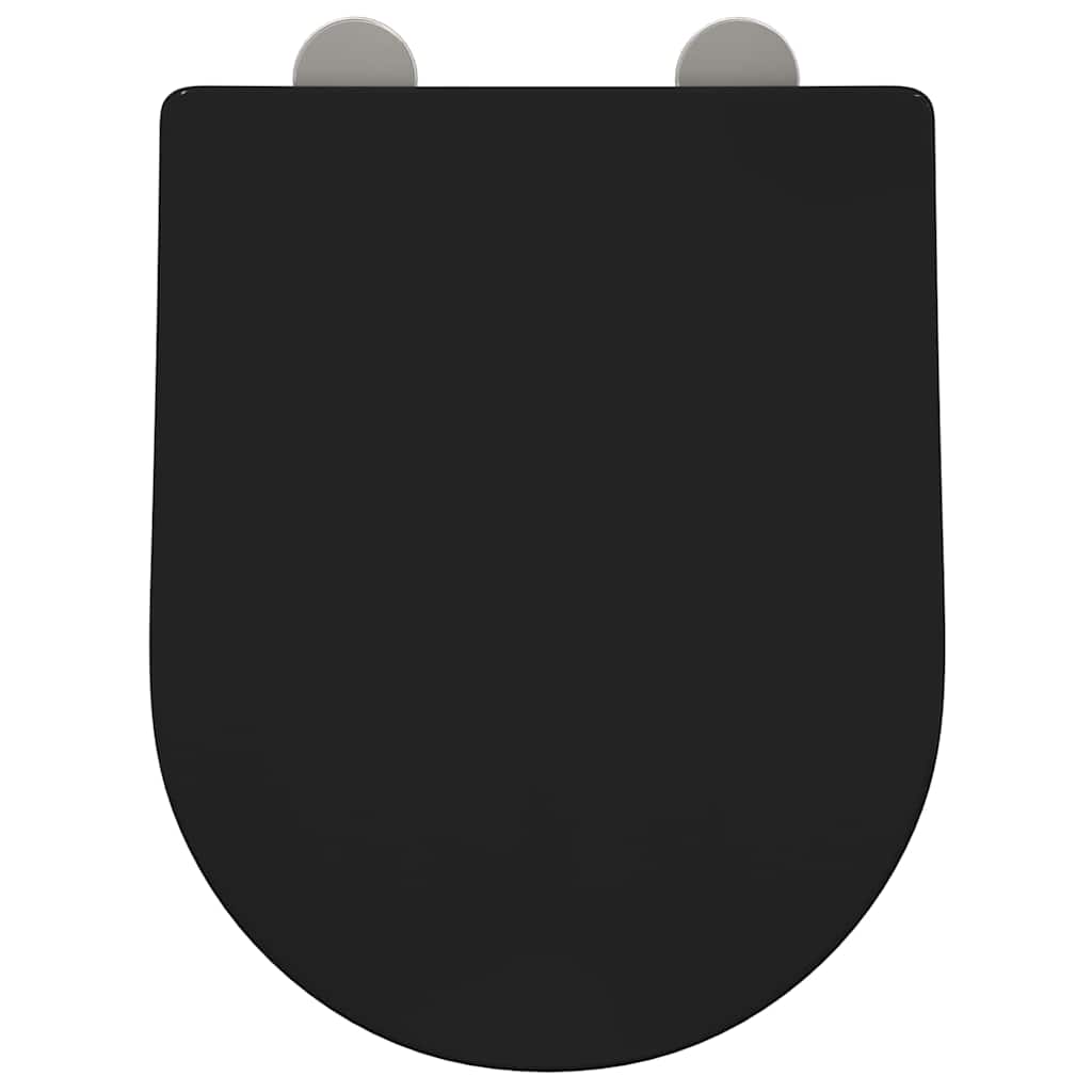 Toilet suitable for Seat Black 48 x 36.5 x 4.5 cm Polypropylene