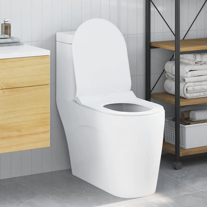 Toilet suitable for Seat White 50 x 36 x 5 cm Polypropylene