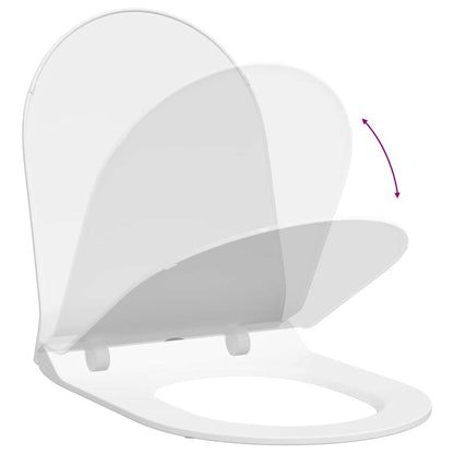 Toilet suitable for Seat White 50 x 36 x 5 cm Polypropylene