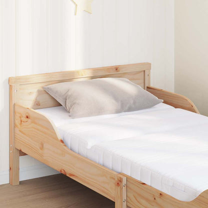Bed Frame with Mattress with Headboard Brown 80 x 200 cm