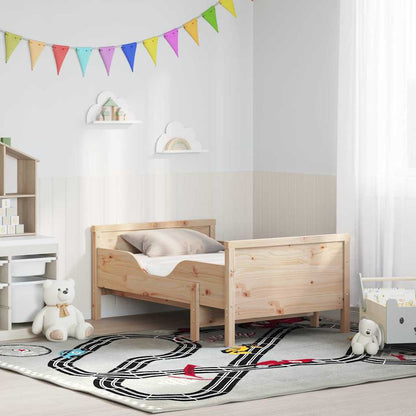 Bed Frame with Mattress with Headboard Brown 80 x 200 cm