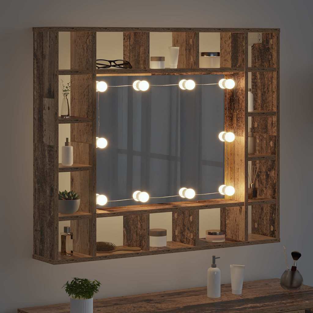 Mirror Cabinet Old wood 91 x 15 x 76.5 cm Engineered wood