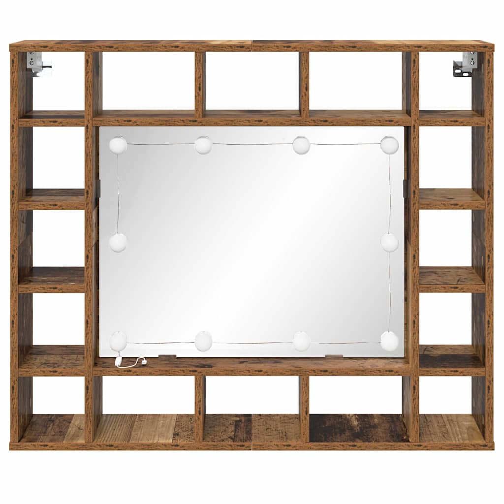 Mirror Cabinet Old wood 91 x 15 x 76.5 cm Engineered wood