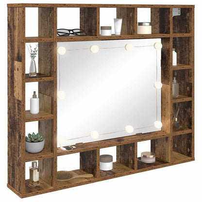 Mirror Cabinet Old wood 91 x 15 x 76.5 cm Engineered wood
