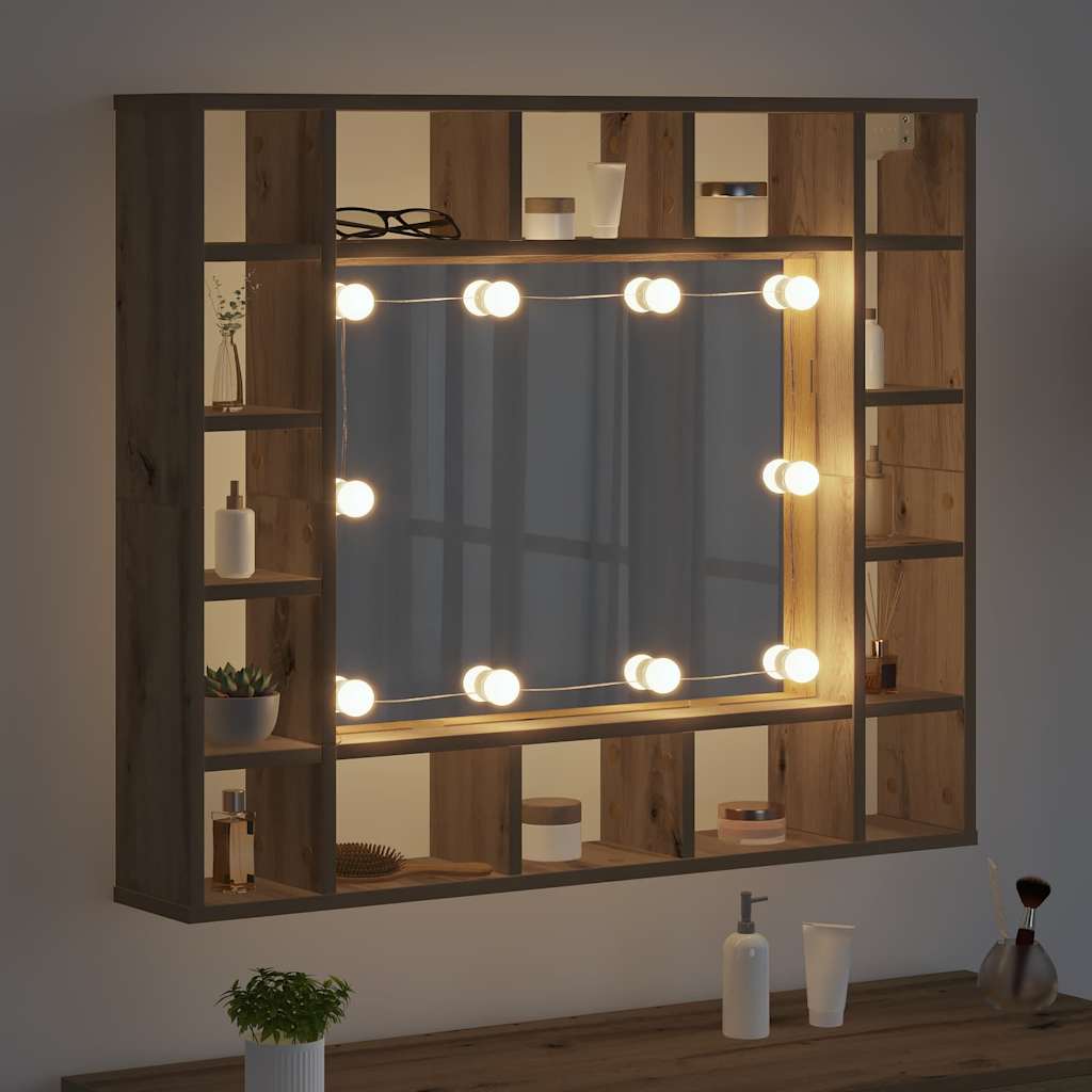 Mirror Cabinet Artisan oak 91 x 15 x 76.5 cm Engineered wood