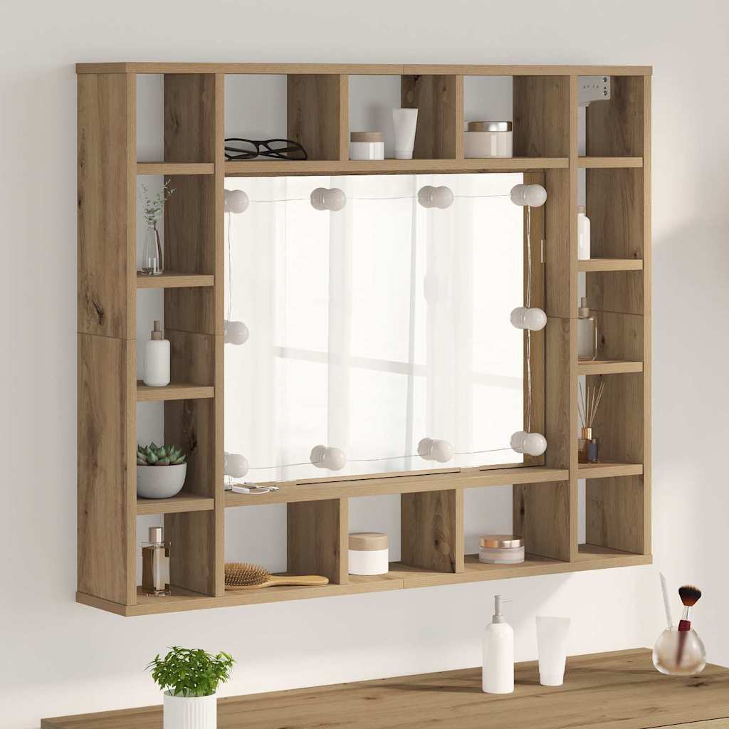 Mirror Cabinet Artisan oak 91 x 15 x 76.5 cm Engineered wood