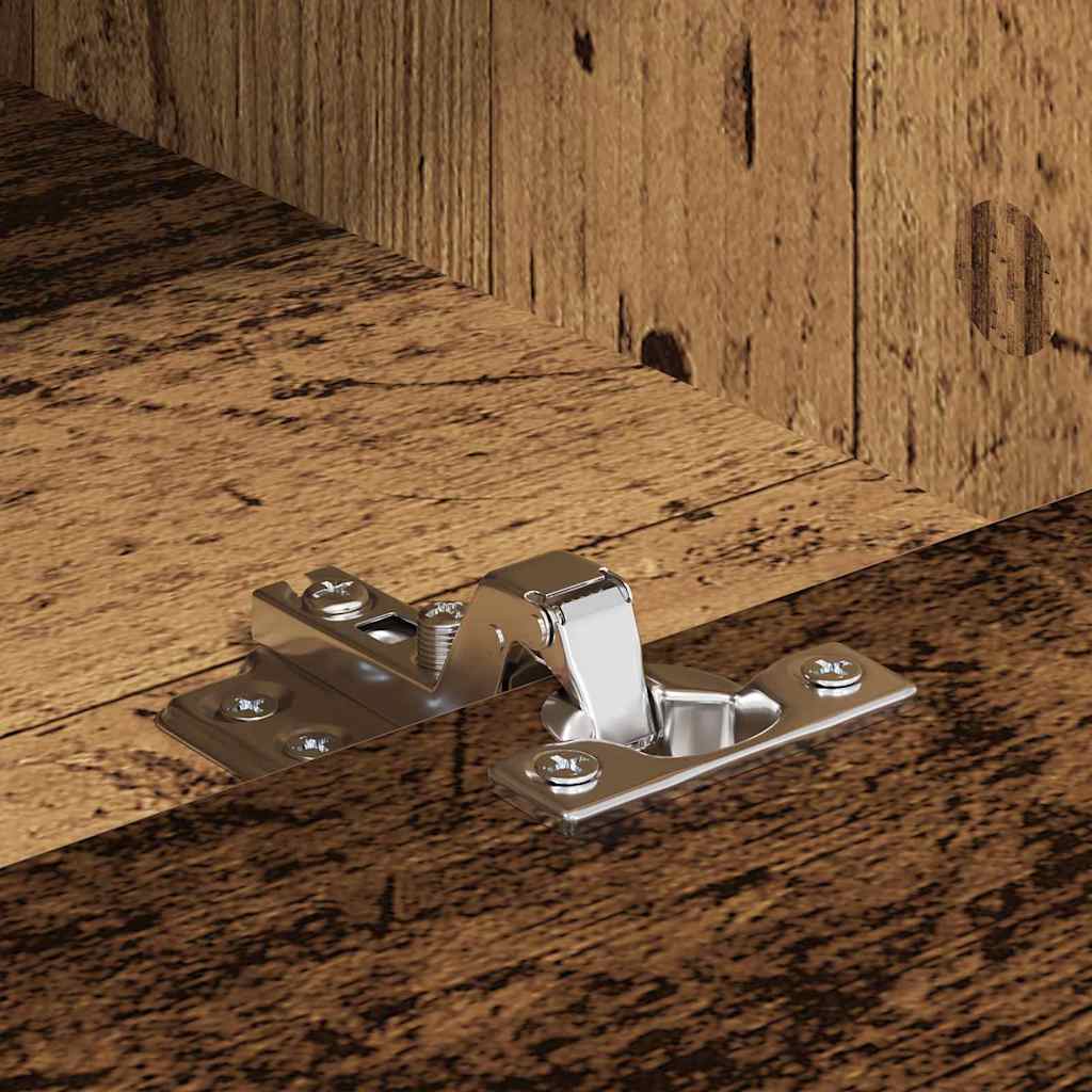 TV Cabinet Old Wood 150 x 30 x 45 cm Engineered Wood and Iron