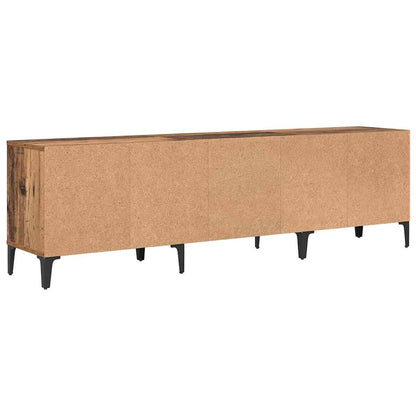 TV Cabinet Old Wood 150 x 30 x 45 cm Engineered Wood and Iron