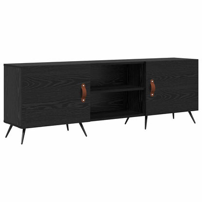 TV Cabinet Black oak 150 x 30 x 50 cm Engineered wood
