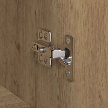 Office Cabinet Artisan oak 60 x 32 x 115 cm Engineered wood