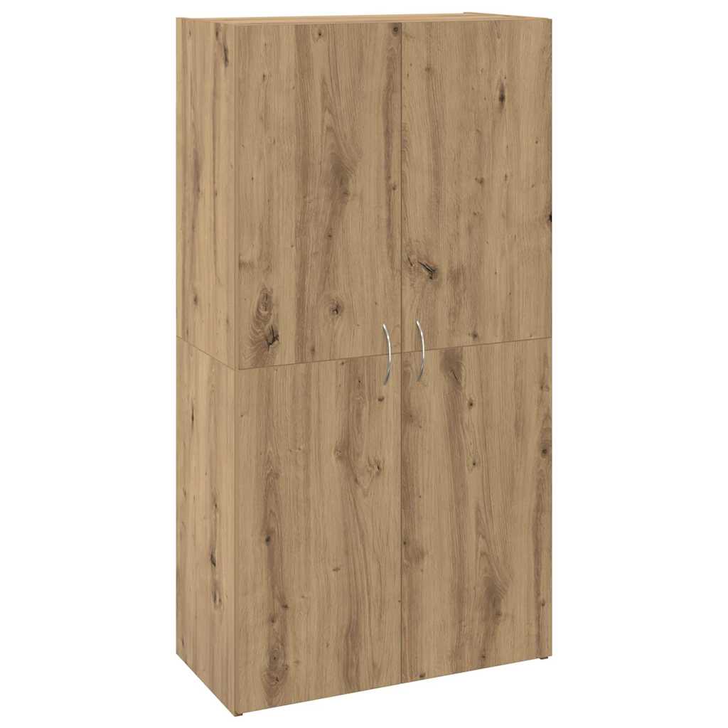 Office Cabinet Artisan oak 60 x 32 x 115 cm Engineered wood