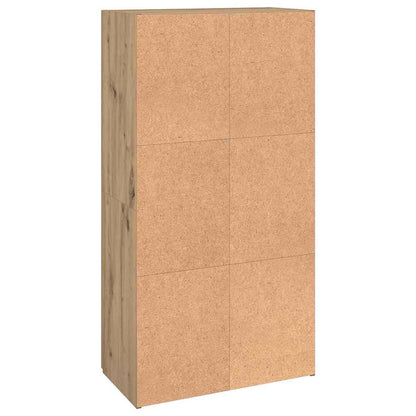 Office Cabinet Artisan oak 60 x 32 x 115 cm Engineered wood
