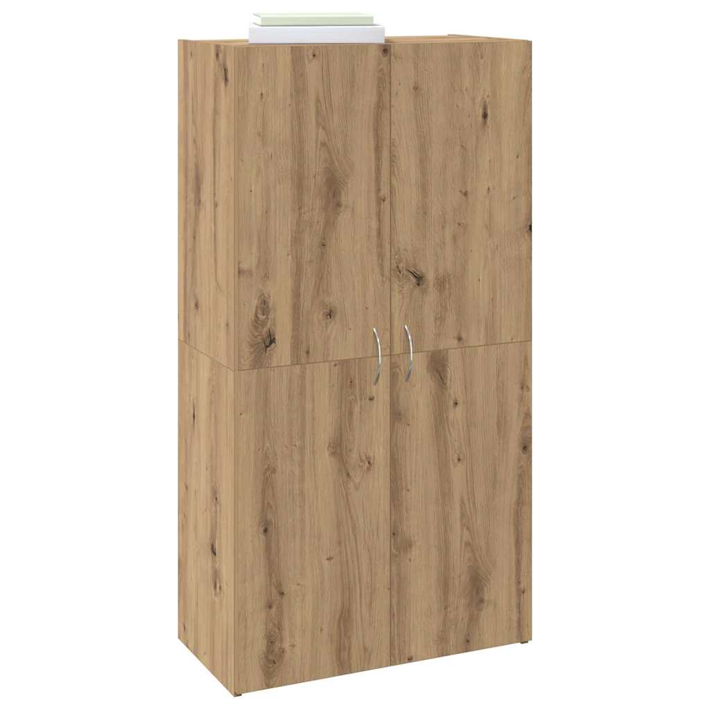 Office Cabinet Artisan oak 60 x 32 x 115 cm Engineered wood