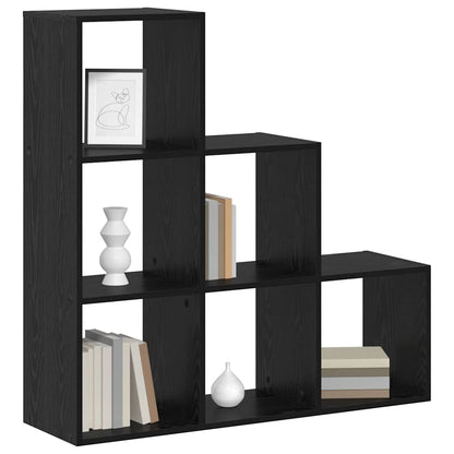 Book Cabinet Black oak 99 x 29 x 99 cm Engineered wood