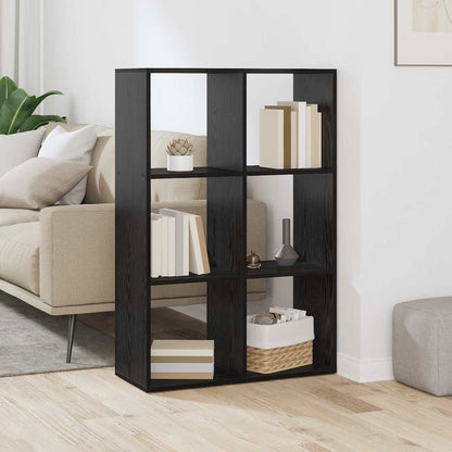Book Cabinet Black 69.5 x 29 x 103.5 cm Engineered Wood
