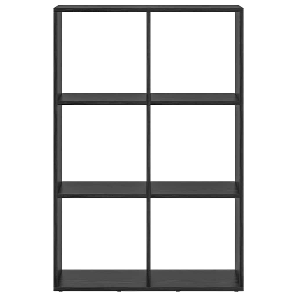 Book Cabinet Black 69.5 x 29 x 103.5 cm Engineered Wood